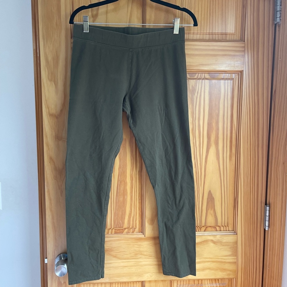 American Eagle Size L Army Green Leggings